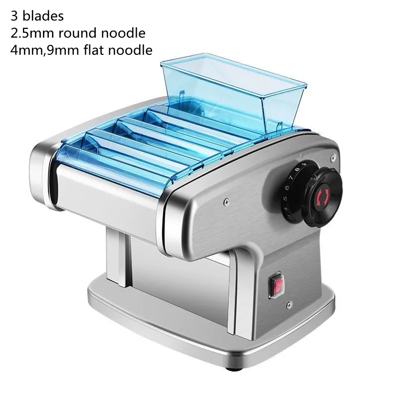 Electric Noodle Making Machine Stainless Steel Pasta Maker Cutting Slicer Noodle Pressing Machine Dough Cutter - Image 2