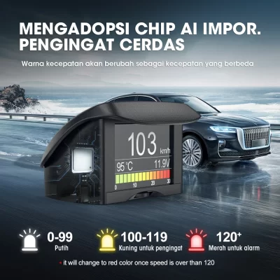 Computador on-board para carro, display digital de velocidade, consumo de combustível, medidor de temperatura obd2, scanner de automóvel, ancel a202