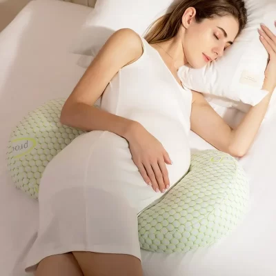 Travesseiro para gravidez em forma de u, travesseiro para maternidade, algodão, cama para dormir, travesseiro corporal, travesseiro de enfermagem para grávidas