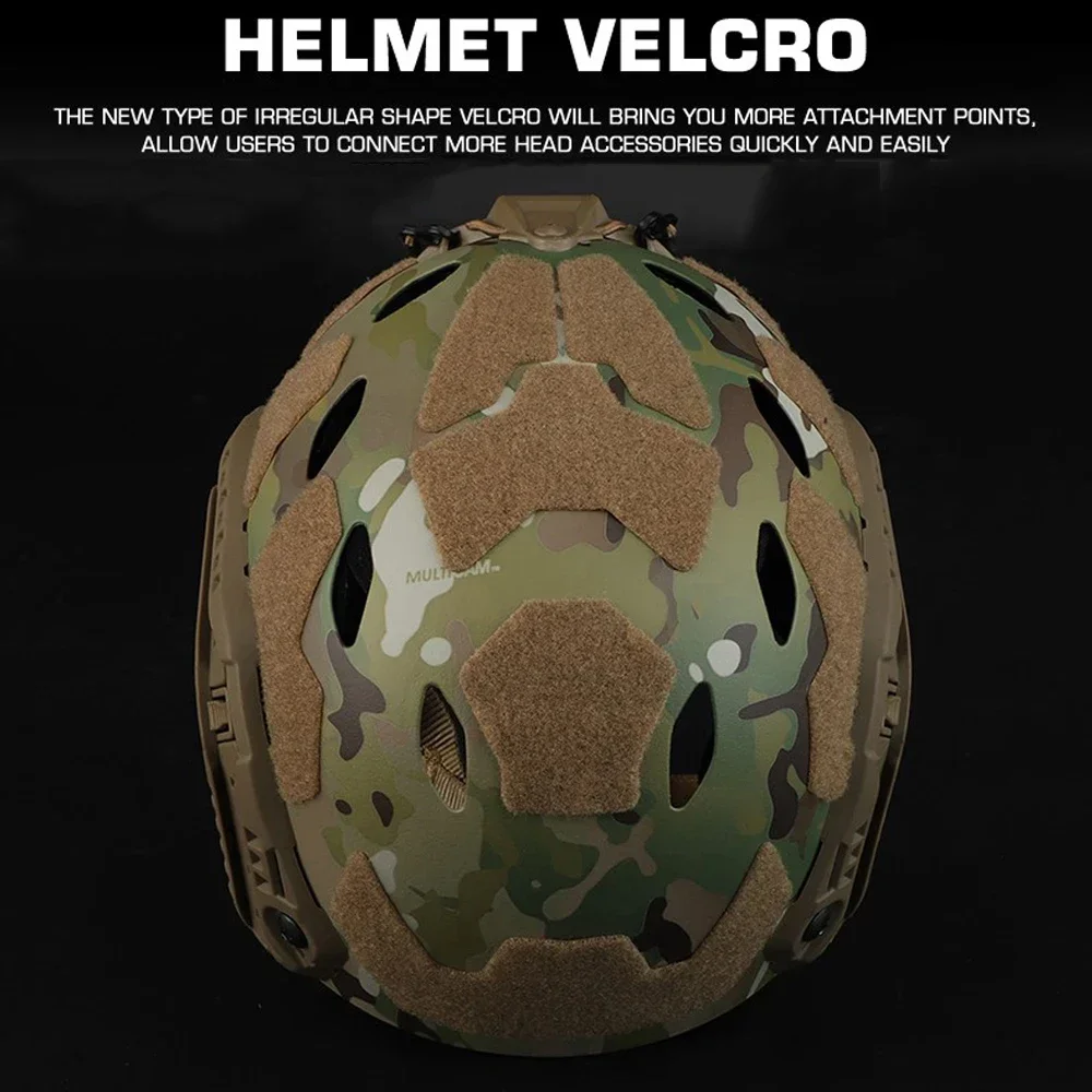 Capacete rápido airsoft mh capacete abs novo engrossado ao ar livre pj pistola de ar tiro cs equipamentos de proteção - Image 5