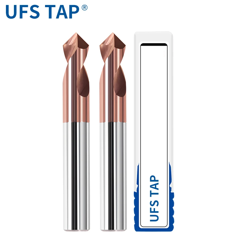 UFS TAP NC Spot Drill Carbide Stub Center Bit 60 90 120 Degree 1-20mm Chamfer Location Prepare Guide Pilot Hole CNC Machine Tool - Image 2