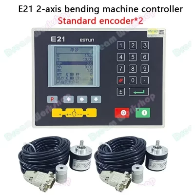 Novo controlador de sistema cnc de dobra e21, 2 eixos estun e21, controlador de máquina de dobra, suporta programação de passo único/multi-passo