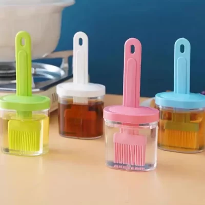 Garrafa De Cozinha à Prova De Vazamento, Utensílios De Churrasco, Escova De Óleo De Panqueca, Panelas De Churrasco, Ferramentas De Cozimento, Grill, Jantar, Bar, Casa, Panelas