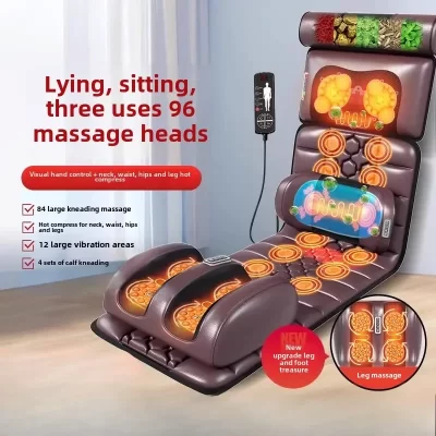 Nova cadeira de massagem elétrica, reclinável doméstica totalmente automática, sentada, três usos, corpo inteiro, sofá pequeno multifuncional