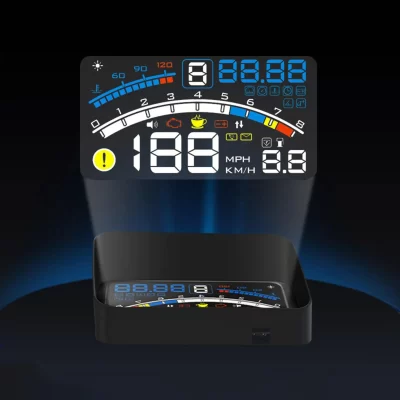 Car Digital Speedometer Head up Display Windshield HUD Head up Display Brackets Hood Fits for Ash-4E