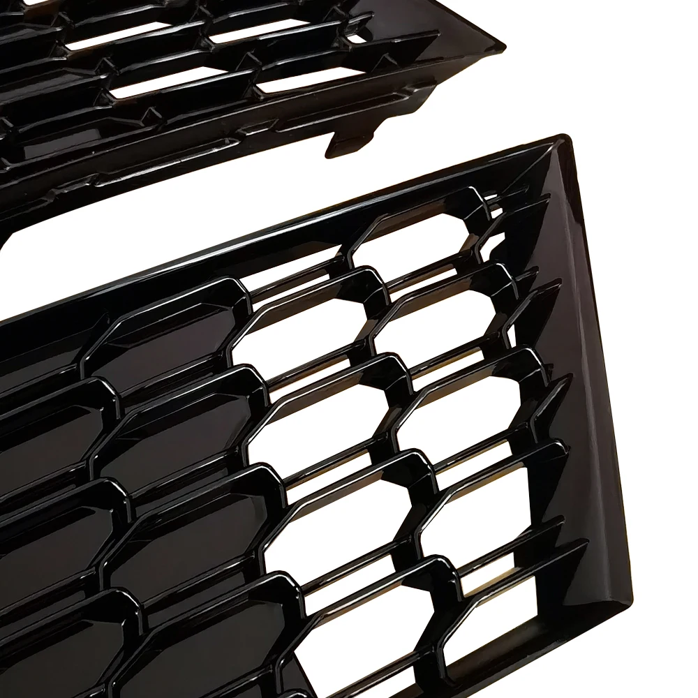 Favo de mel malha hex amortecedor dianteiro do carro luz de nevoeiro grade grill para audi a3 8v s-line s3 2017-2020 capa da lâmpada de nevoeiro acessórios automóveis - Image 3