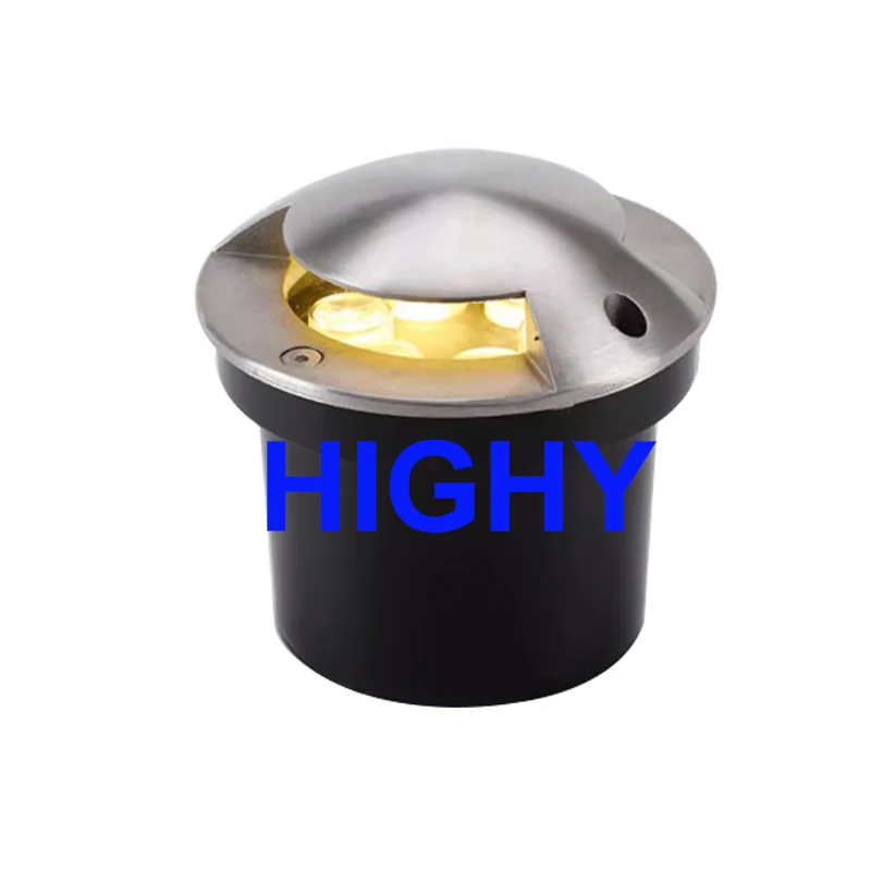 Lâmpadas LED embutidas Inground, iluminação exterior, holofotes subterrâneos, quintal, passo, escadas, piso Deck, IP68, DC 12V, 6W, 12W, 220V - Image 2