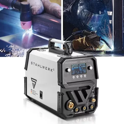 Máquina de solda a laser vetorial CTM250 6 em 1 DC TIG Máquina de solda de alumínio, cortador de plasma
