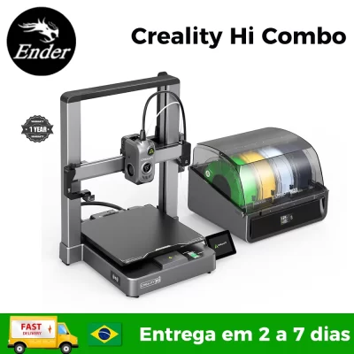 Sistema de filamento Creality CFS Interruptor e relé de filamento automático com 4 slots de filamento Impressora 3D série Hi Combo