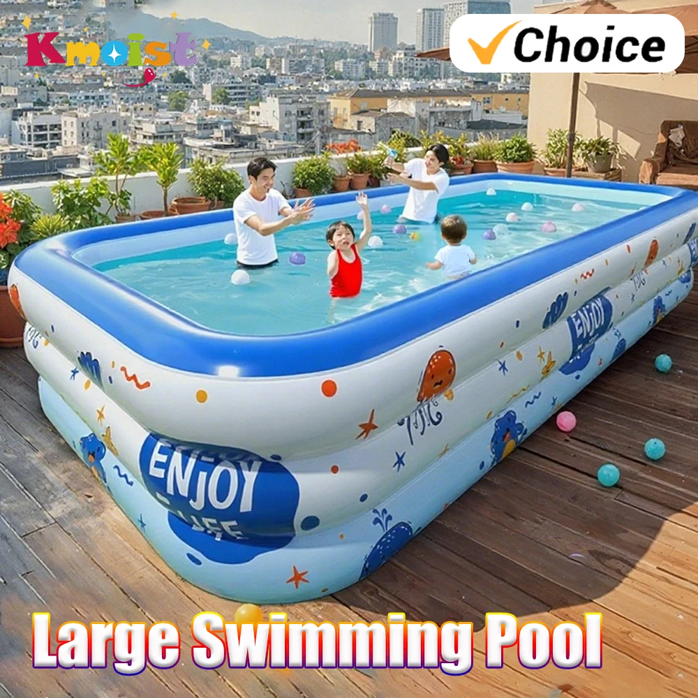Swimming Pool Inflatable 1.5/1.8/2.1/2.6/3 Meters Indoor Outdoor Household Portable Inflatable Swimming Pool Children Water Toys