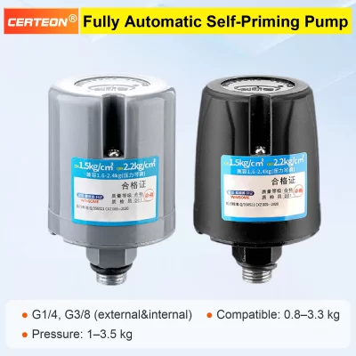 Interruptor de Pressão Mecânico para Bomba de Água Autoescorvante 2/3 Polegadas Controle Ajustável 0.8 a 3.5kg Pressurizador Automático Alta Precisão Instalação Fácil