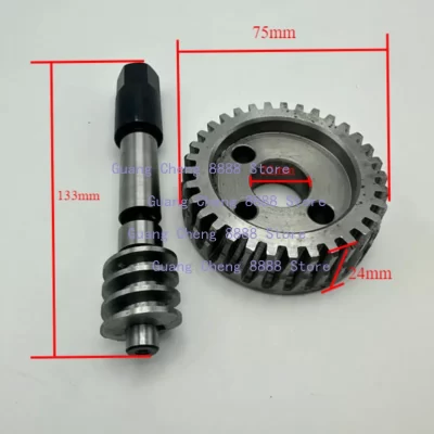 CNC Milling Machine Parts -Adjustable Worm +Turbine Gear For Bridgeport Mill Tool Turbine+Worm