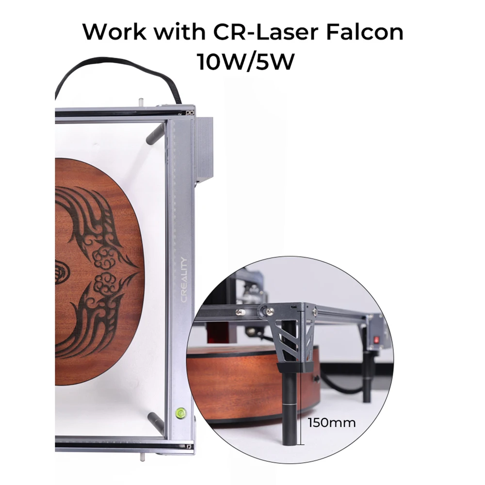 Creality CV-30 Extra Risers (12 peças) Almofadas de alumínio para pés para cortador a laser CR-Laser Falcon 10W/5W e máquina de gravação - Image 3