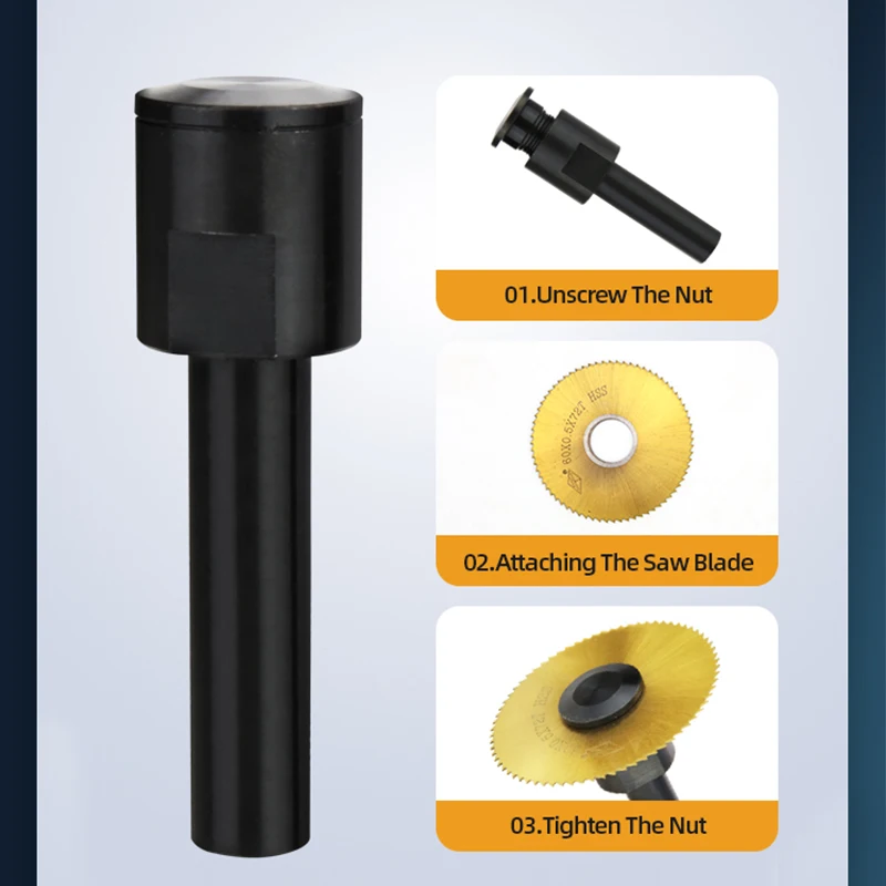 LY Saw Milling Cutter Slitting Saw Arbor Blade Holder CNC Slotting Machining Metal Cutting Tool Front Rear Lock 10mm 12.7mm 13mm - Image 5