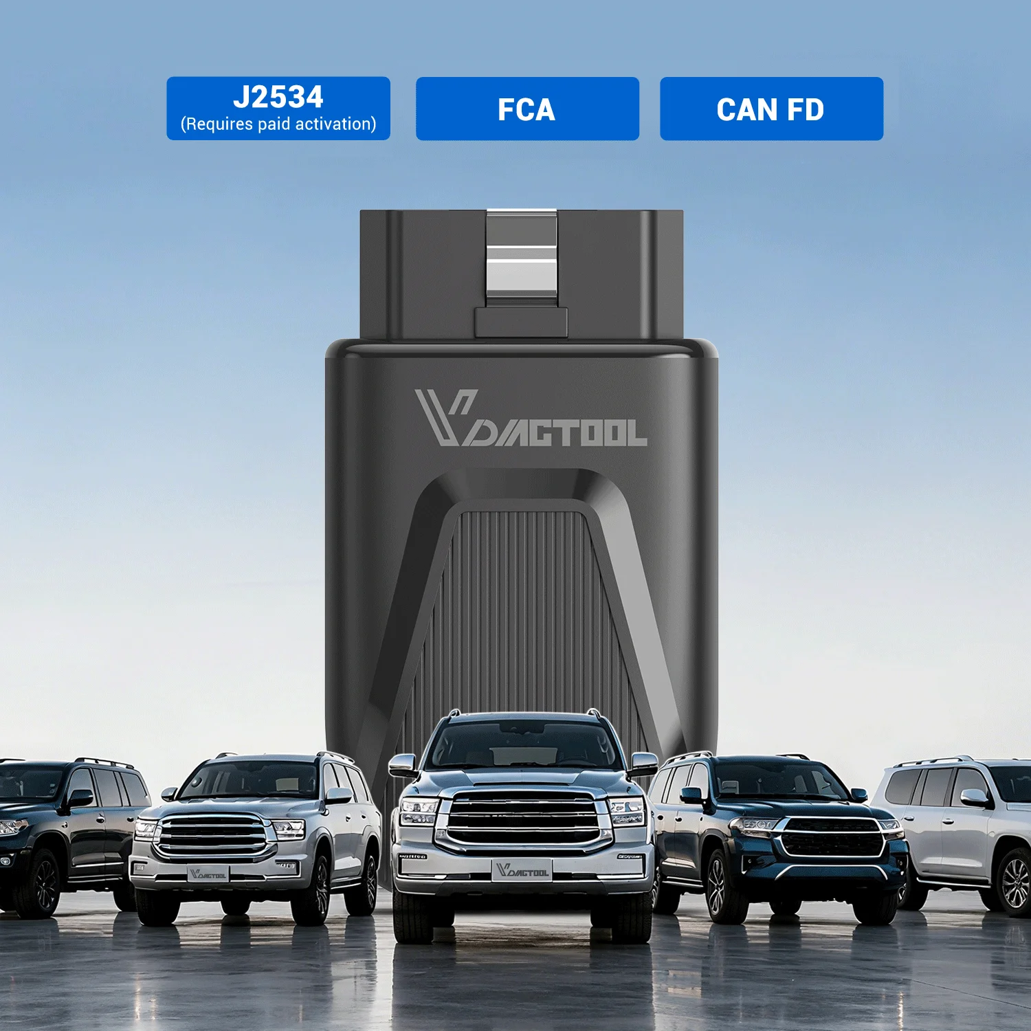 2026 VDIAGTOOL D200 Bluetooth OBD2 Scanner Atualização gratuita para todos os sistemas de diagnóstico de carro 23 Reinicialização J2534 FCA OBD2 Leitor de código - Image 2