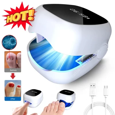 Dispositivo de luz led a laser para fungos nas unhas, tratamento de fungos nas unhas, anti-equipamento, remove efetivamente infecção fúngica das unhas dos pés