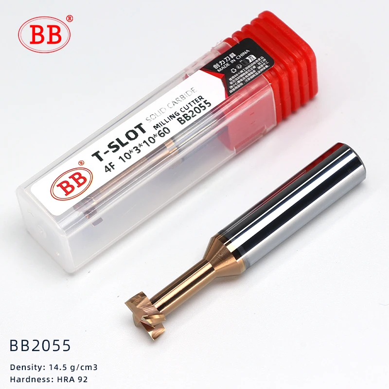 BB Carbide T Slot Milling Cutter Tungsten Steel End Mill CNC Groove Machining Tool for Metal Aluminum Copper Plastic 3mm-20mm - Image 6