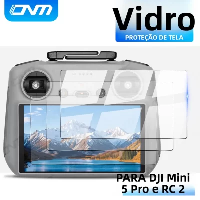 Tempered Glass for DJI Mini 5 Pro RC 2 Remote Control Screen Protector for DJI Mini5 Pro RC2 Anti-scratch Film Glass Accessories