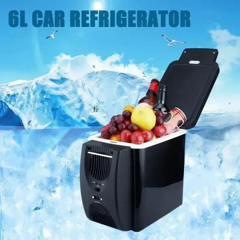 6L 12V Car Refrigerator Freezer Heater Mini Car Freezer Cooler And Warmer Electric Fridge Portable Icebox Travel Refrigerator - Image 4