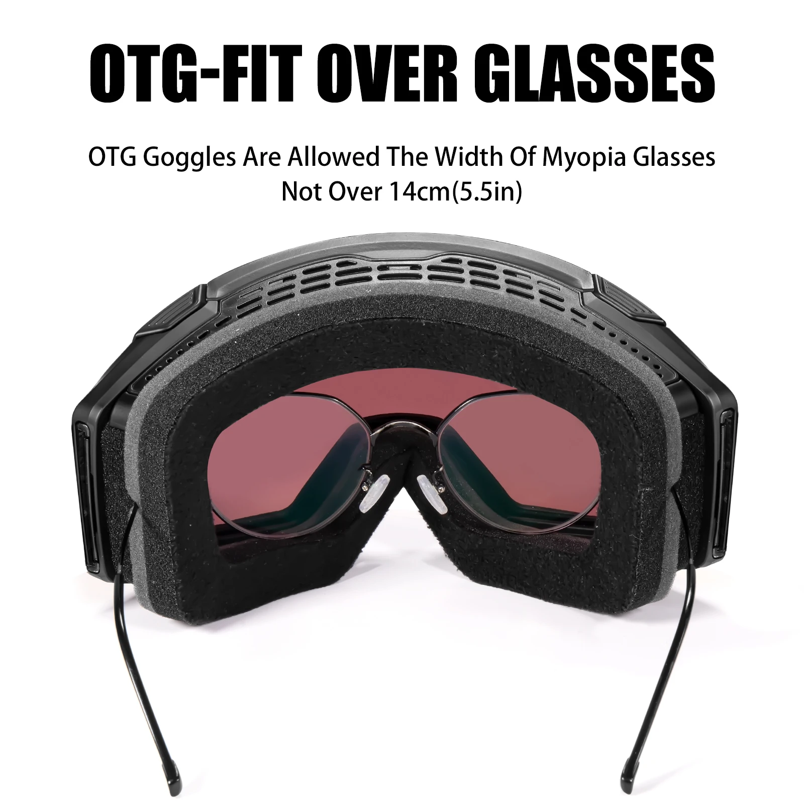 KAPVOE Men Women Brand Ski Goggles Snowboard Goggles Glasses For Skiing Protection UV400 Snow Glasses Anti-Fog Ski Mask Eyewear - Image 6