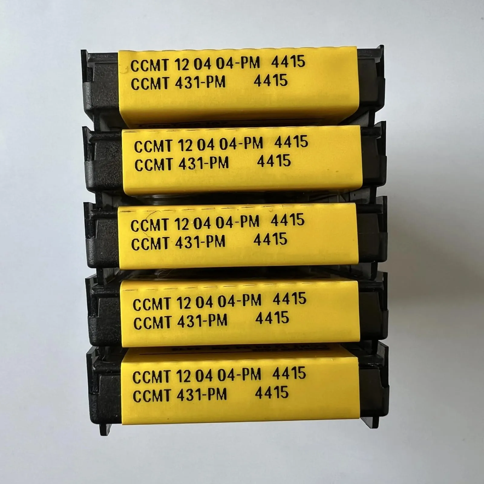 Original SANDVIK / CCMT120404-PM 4415 / Lâmina CNC de liga dura 10 unidades - Image 2