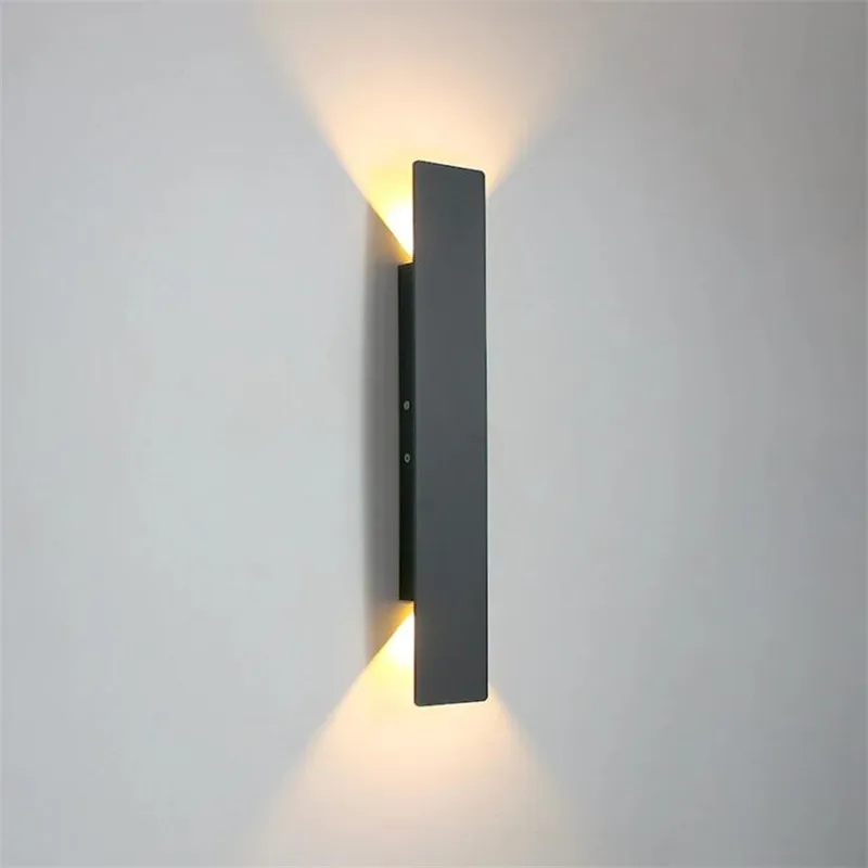 Moderno led impermeável ao ar livre para cima para baixo lâmpada de parede ip65 alumínio 18w conduziu a luz de parede interior decorado arandela - Image 4
