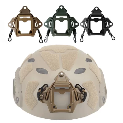 BOOIU Capacete Tático Vas Shroud NVG Adaptador de Montagem com Gancho Corda Liga de Alumínio Suporte de Capacete Acessórios para Capacete RÁPIDO