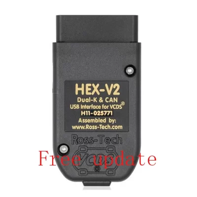 Chaosknight vcds vag com hex v2 24.7 v25.3 cabo de interface vagcom obd2 scanner ferramenta de diagnóstico aodi skoda carro 2025 original completo