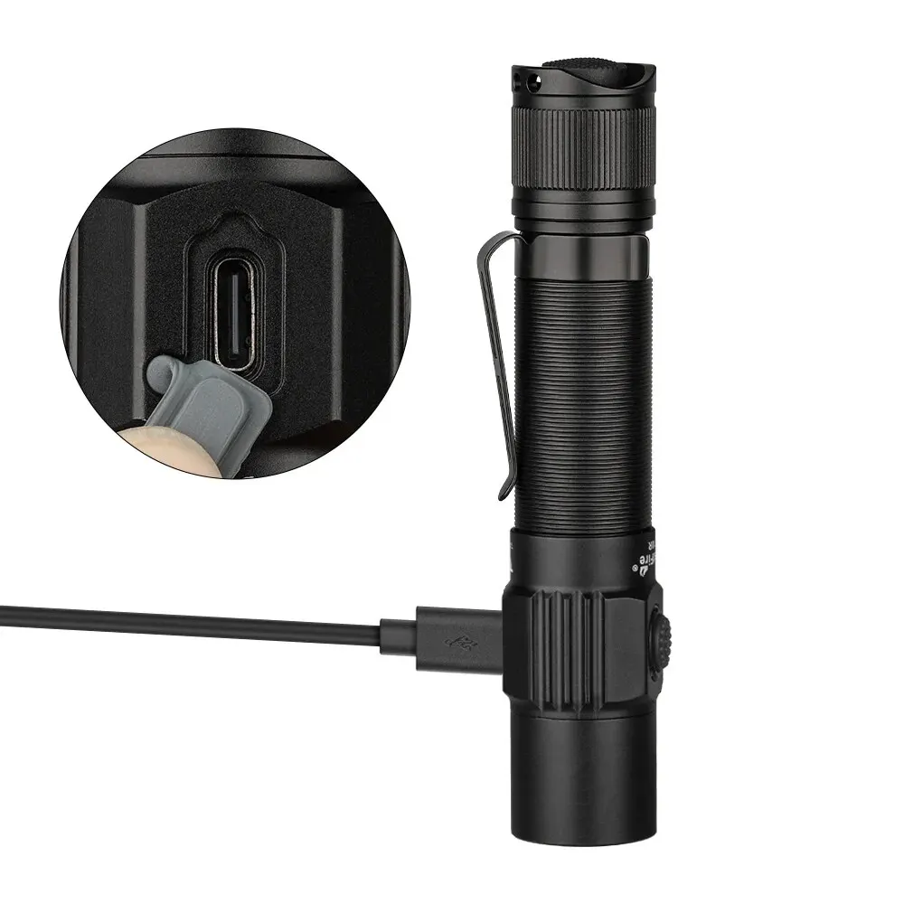 Trustfire T10R Tactical Flashlight 1800Lumen Powerful Type C USB Rechargeable 18650 LED Rechargeable Army Military Tactical Lamp - Image 5
