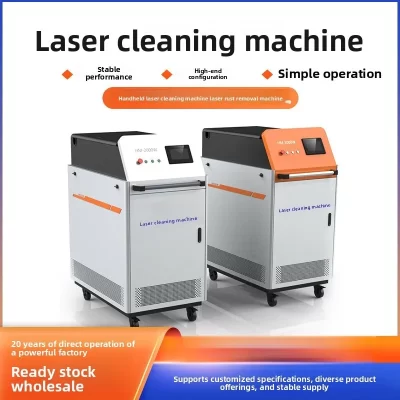 Máquina de limpeza portátil, polimento de ferrugem a laser, remoção de pintura, tudo em um, fibra óptica, removedor de ferrugem, aço inoxidável