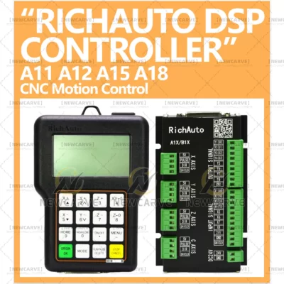 Controlador CNC RichAuto DSP A11/A12/A15/A18/Controlador DSP Alça Série A1X A11E/A12E/A15E/A18E Para Router CNC de Marcenaria