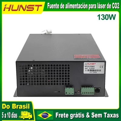 Hunst MYJG 130-150W CO2 Laser Power Supply 130W 150W Laser Generator For Co2 Engraving Cutting Machine Glass Tube