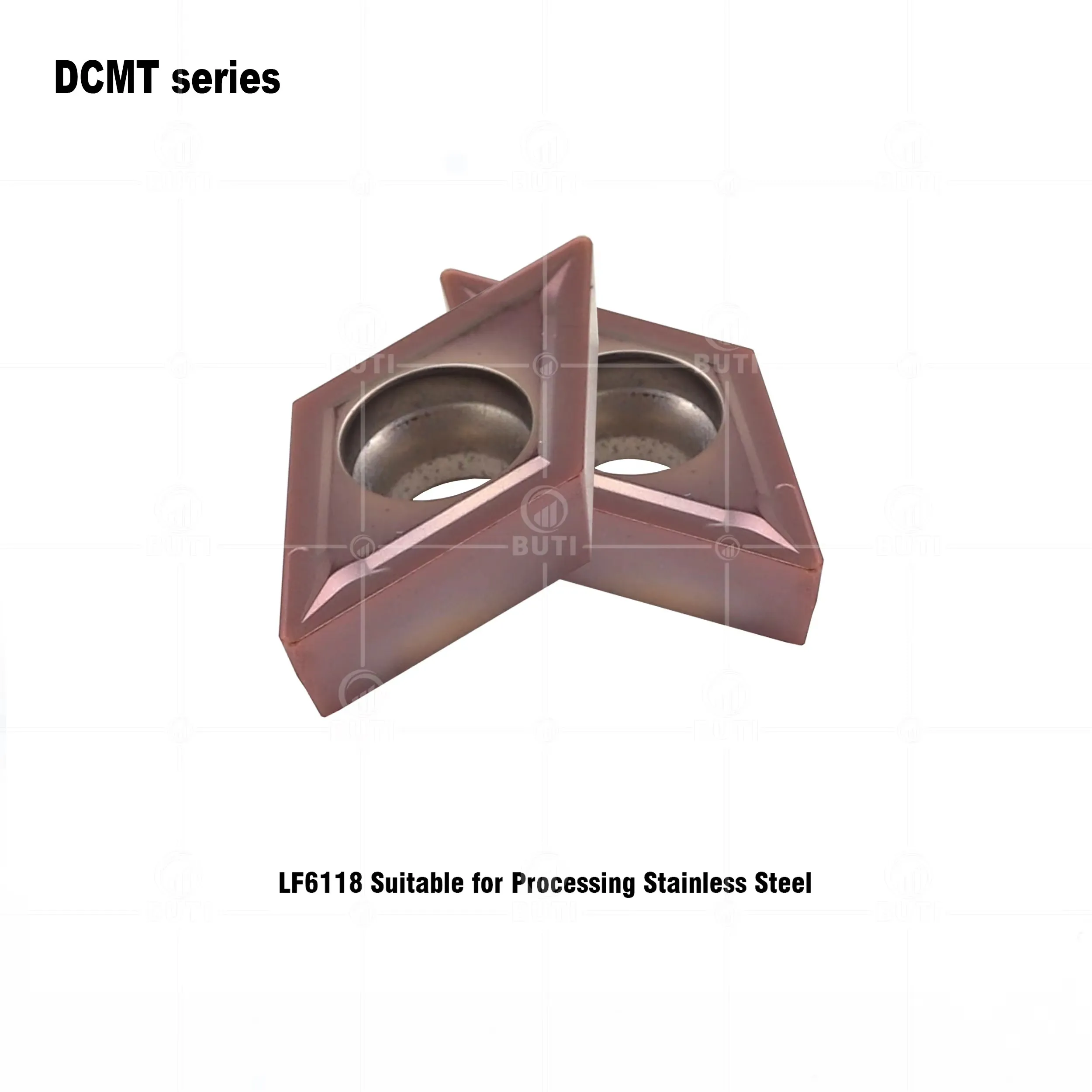 DCMT 070208 -MV DCMT11T304 LF6118 DESKAR 100% lâmina de giro original ferramenta de torneamento interno de carboneto para processamento de aço inoxidável - Image 5
