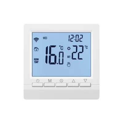 Digital Thermostat For Gas Boiler Room Battery Programmable Heating Temperature Controller Boiler Thermostat Hand Wall Mount
