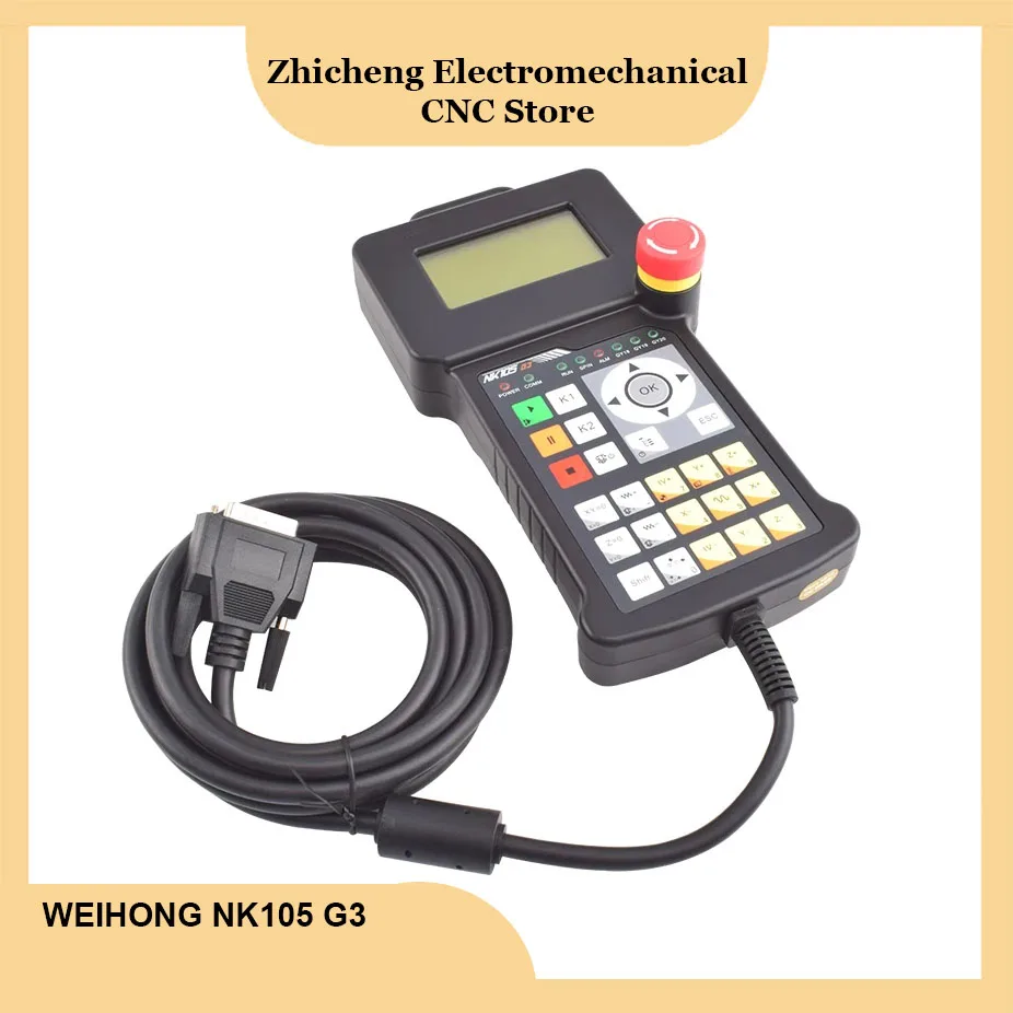 Controlador Weihong Woodworking, NK105 G3 Handle, DSP, 3Axis, 4Axis, Motion Control System para CNC Router, Trocador de Ferramentas Automático, Novo - Image 2