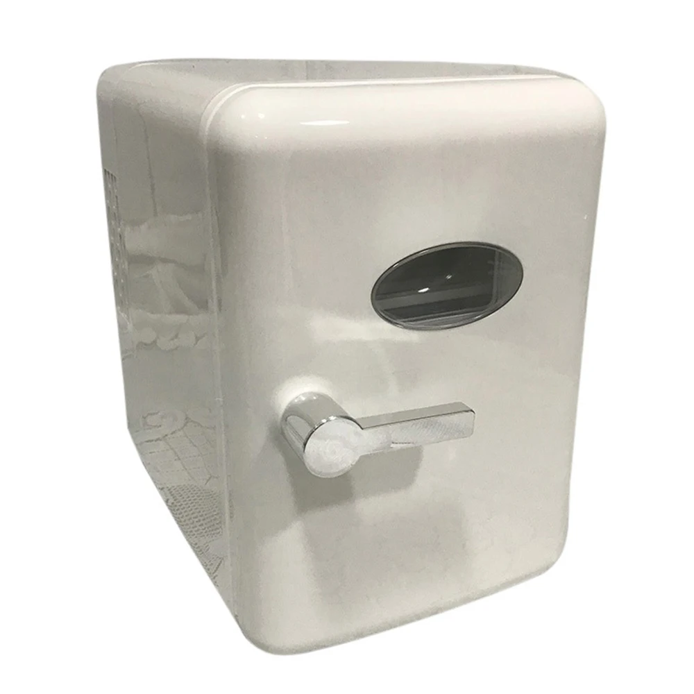 4L Mini Fridge Car Refrigerator Portable 110V/220V Samll Warmer Cooler Cans Freezer for Drinks Car Home Food Room Kitchen 미니냉