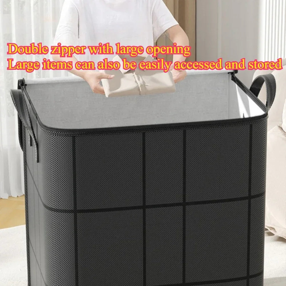 Thickened Storage Bag Waterproof and Moisture-proof Packaging Convenient Household Moving Large Capacity Storage Bag - Image 4