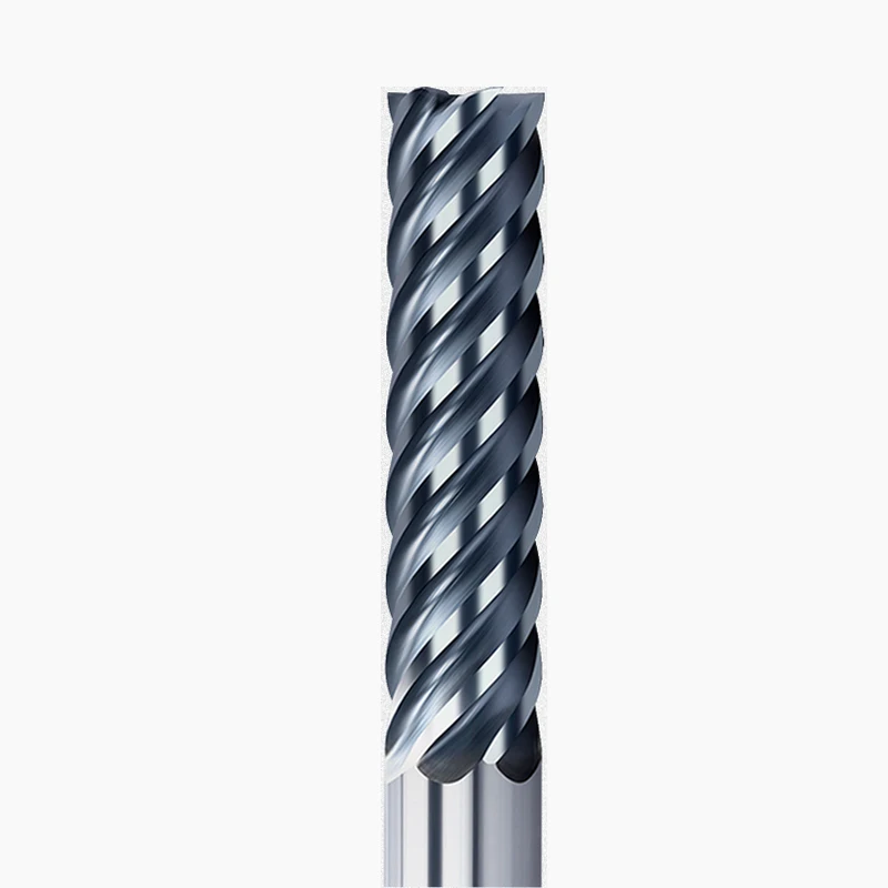 6 flautas fresa de carboneto metal aço cnc acabamento usinagem roteador bit 4 6 8 10 12 16 18 20mm 6 dentes fresa de tungstênio - Image 2