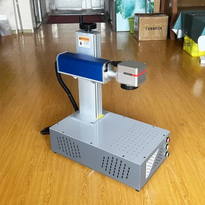 Raycus 50W 30W Máquina de marcação a laser de joias JPT MOPA 100W 200W Gravador a laser de fibra Gravação de cartão de visita, metal, ouro, prata