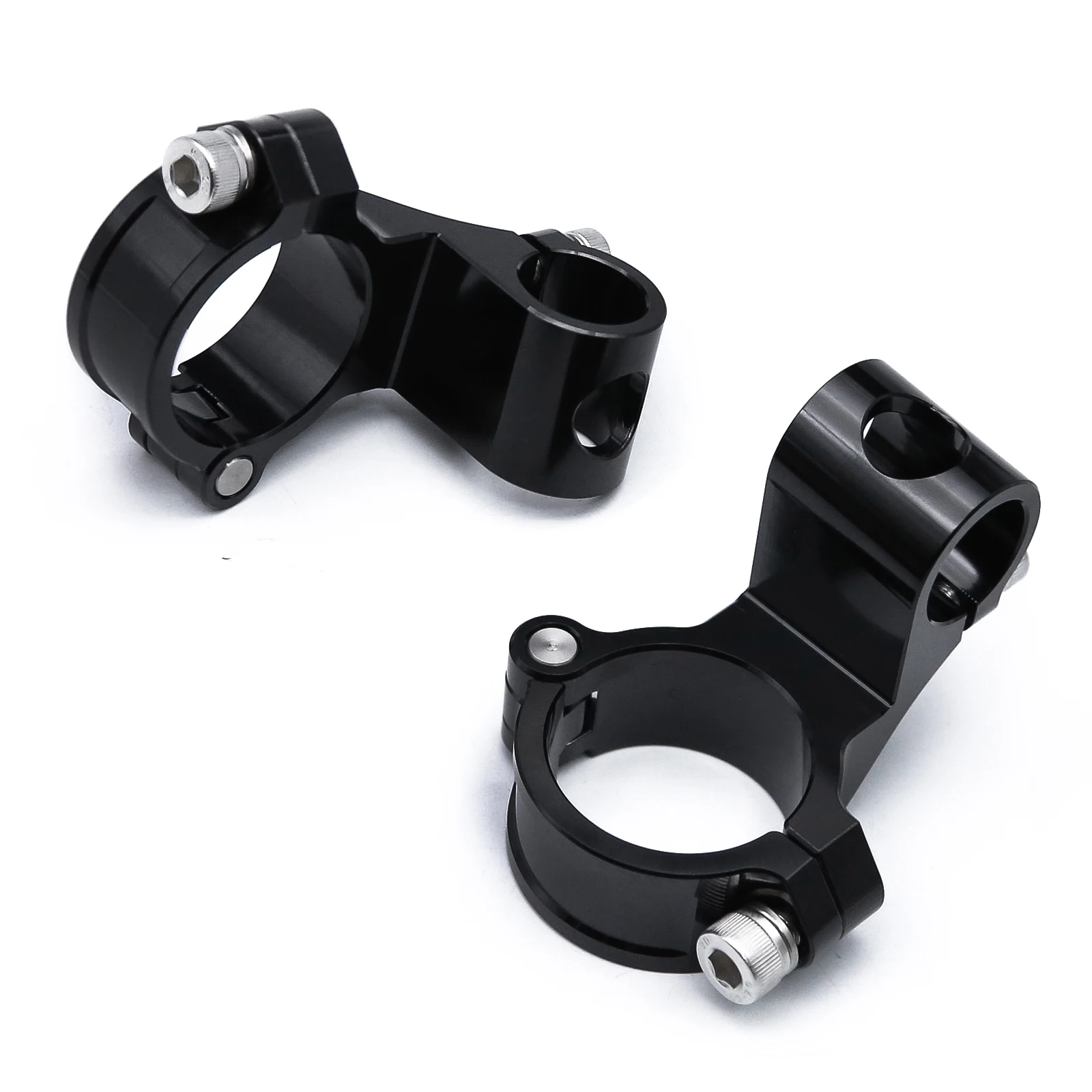 Universal cnc 37mm 41mm 43mm 45mm 48mm 50mm 51mm clipe de motocicleta em ons garfo riser 1.5 "guiador clip-ons - Image 4