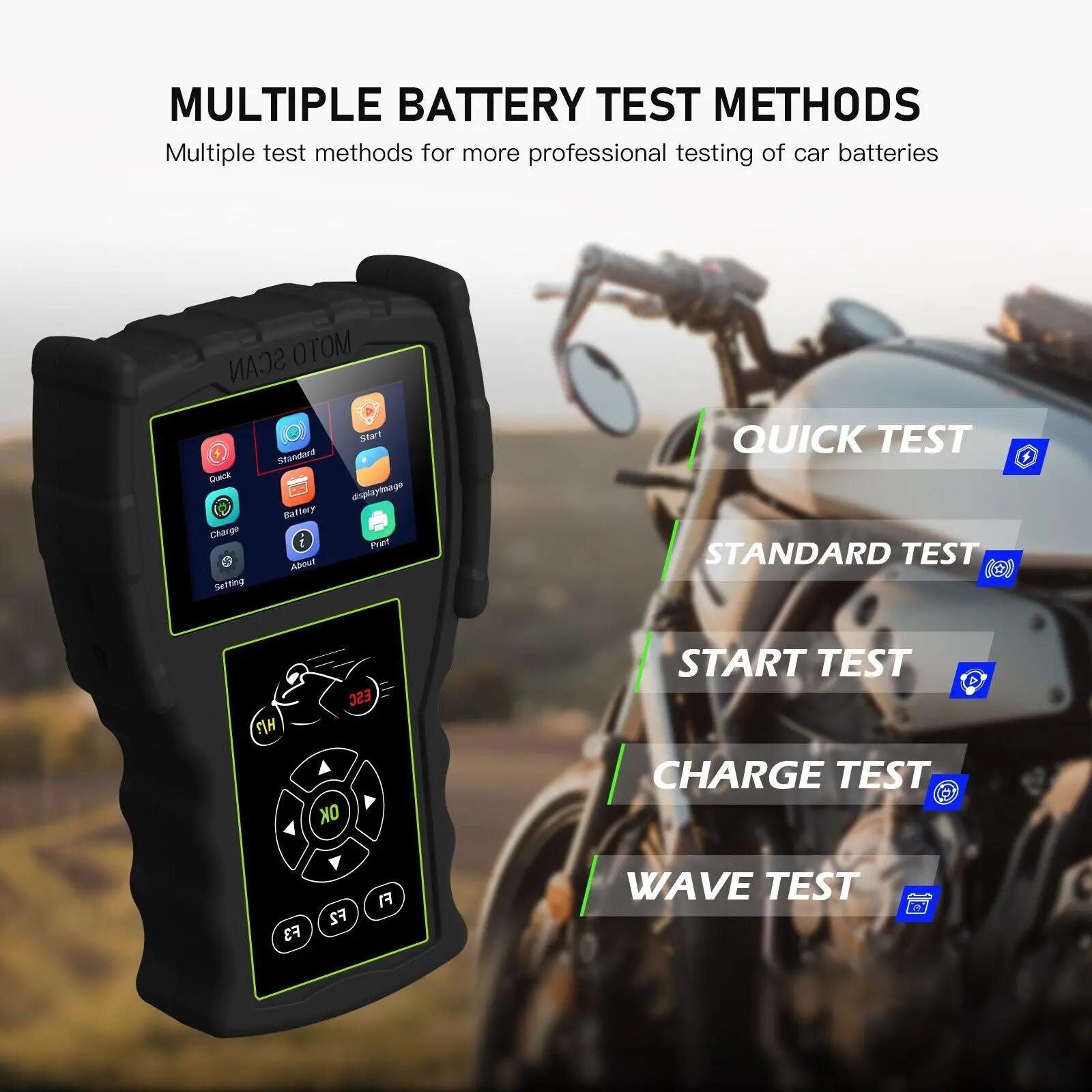 Jdiag m100 pro scanner de diagnóstico de motocicleta obd2 ferramenta de diagnóstico de falhas leitor de código de moto para bmw kawasaki yamaha suzuki ktm - Image 3
