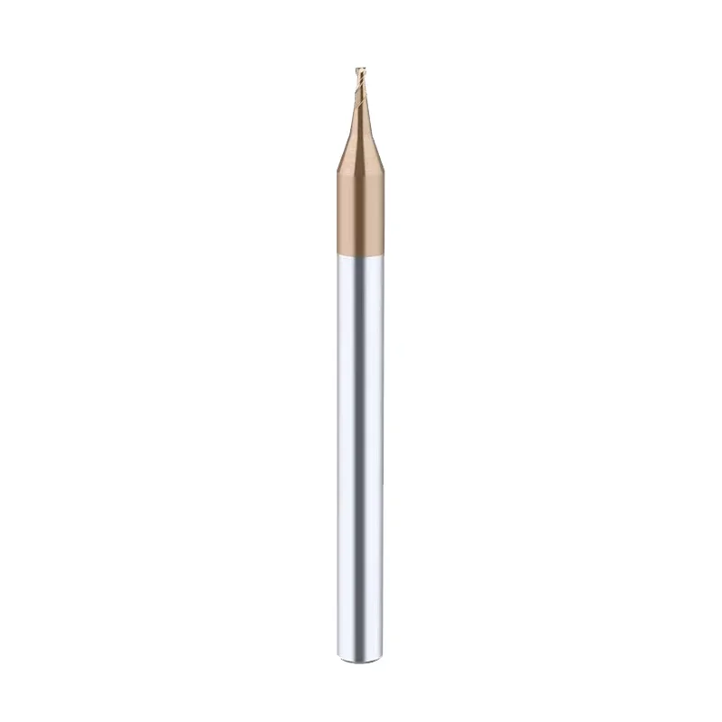 SLUGB Micro Flat End Mill 2F Carbide CNC Milling Cutter HRC55 0.2-3.0mm Long Neck Engraving Router Bit - Image 6