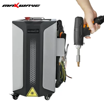 Soldador a laser com resfriamento de ar 1500W 3 em 1, corte forte, limpeza, máquina de solda a laser de fibra para metal, laser refrigerado a ar