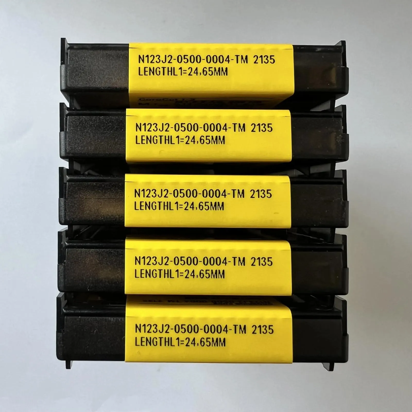 Original SANDVIK / N123J2-0500-0004-TM 2135 / Lâmina CNC de liga dura 10 unidades - Image 5