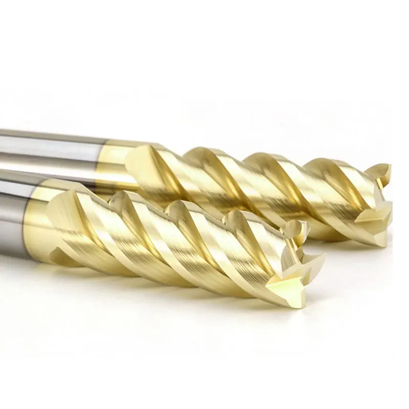 HRC70 75-degree Tungsten Steel Milling Cutter for Metal Lathe 4F Carbide Cutter Hard Alloy End Mill Cnc Router Cutters CNC Tools - Image 4