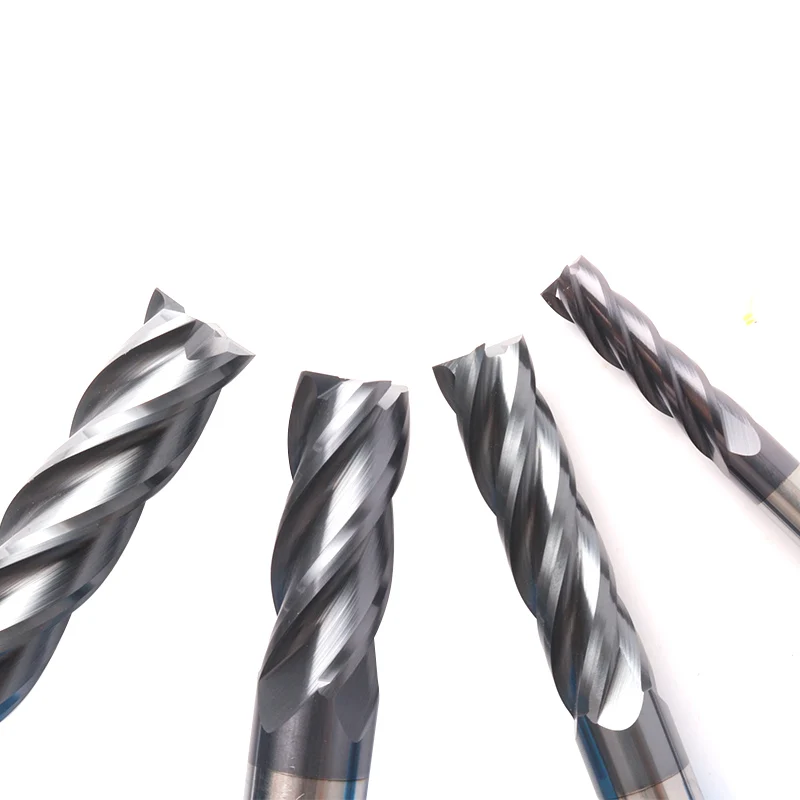 ZGT High Quality Milling Cutter End Mill HRC50 4 Flute Metal Milling Tools Alloy Carbide 4mm 6mm 8mm 10mm 12mm 14mm 16mm 20mm - Image 4