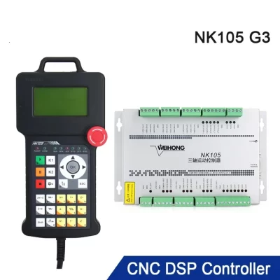 WeiHong-CNC DSP Motion Control System, 3 Axis, 4Axis Motion Card, NK105 G3, alça remota para CNC Router