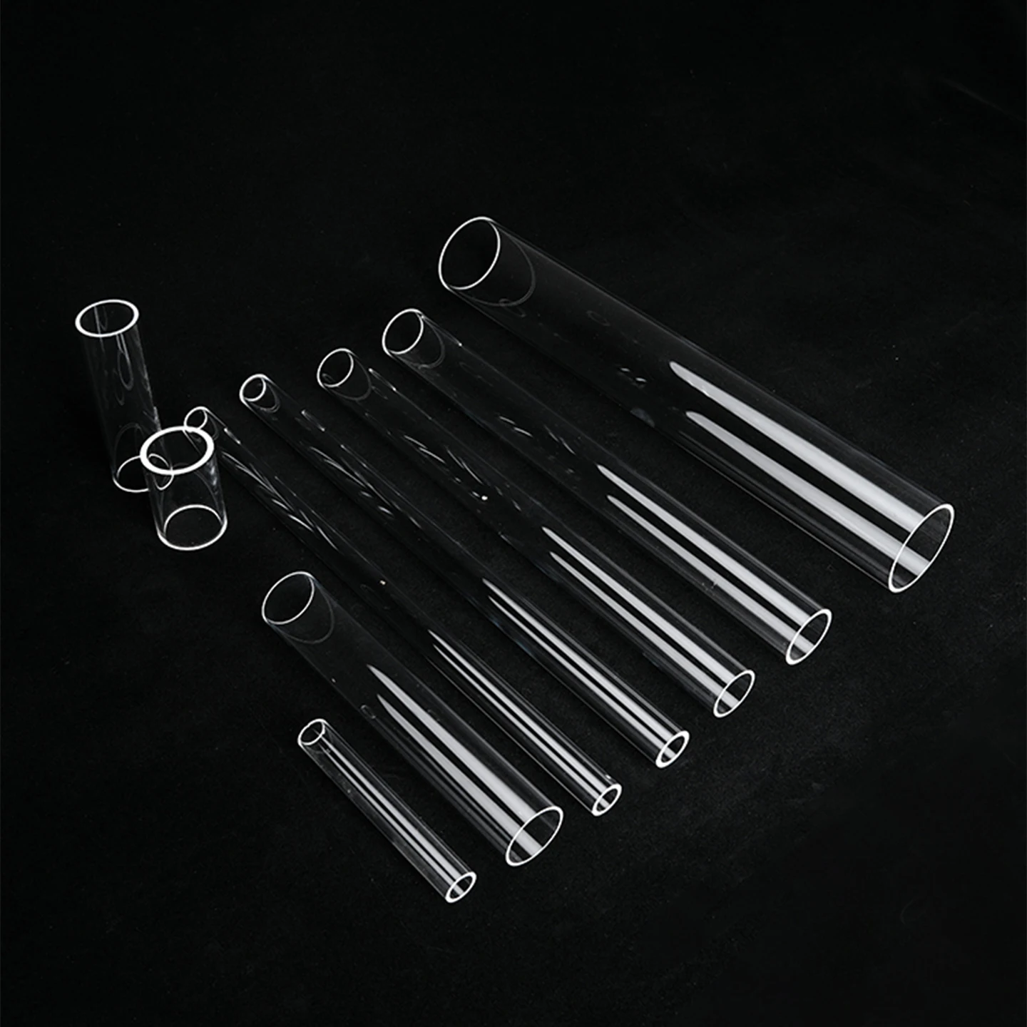 1pcs Custom high-temperature resistant quartz glass tube transparent quartz tube tube furnace glass tube can be customized - Image 4