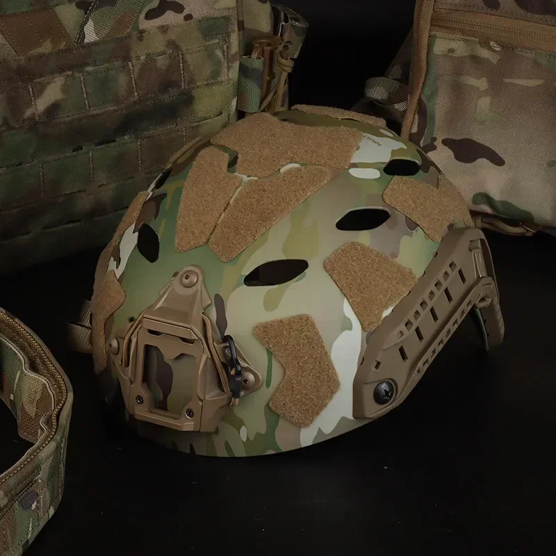 Capacete rápido airsoft mh capacete abs novo engrossado ao ar livre pj pistola de ar tiro cs equipamentos de proteção - Image 2