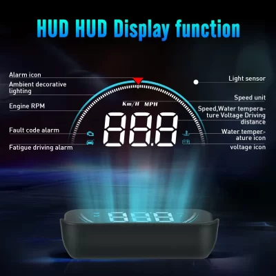 Car Head-Up Display HUD OBD2 Windshield Projector M8 Speeding Warning System Car Electronic Voltage Alarm Electronic Accessories